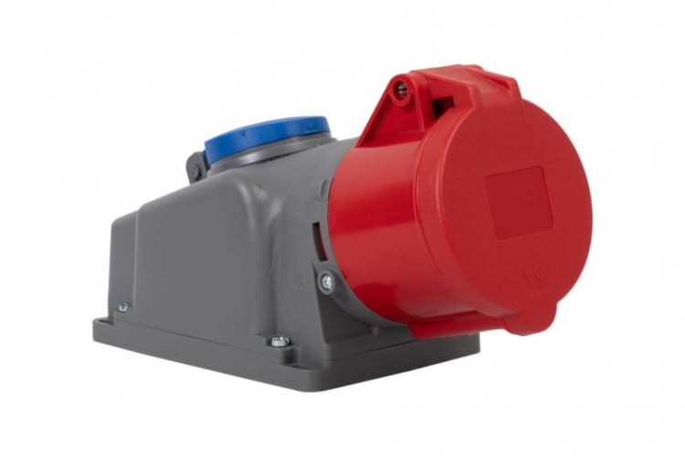 Gniazdo siłowe stałe kombi 16A 5p + 230V F3.0300 F-Elektro