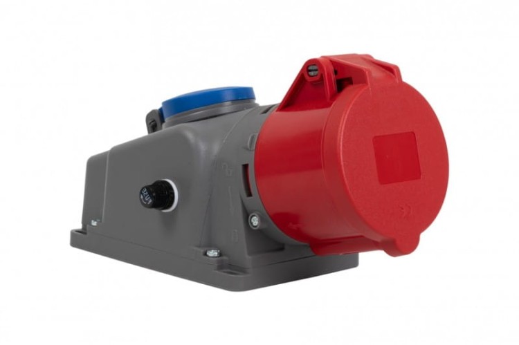 Gniazdo siłowe stałe kombi 32A 5p + 230V F3.0301 F-Elektro