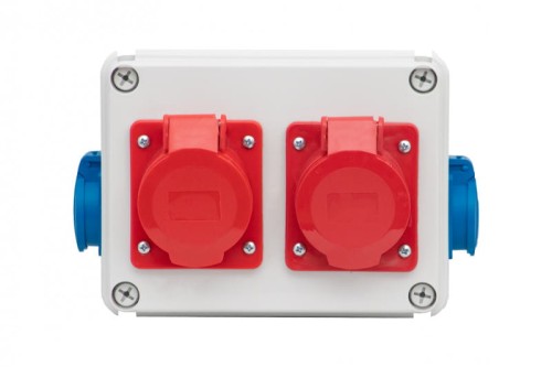Rozdzielnica R-190 - gniazda 16A 5p, 32A 5p, 2x230V F3.0307 F-Elektro
