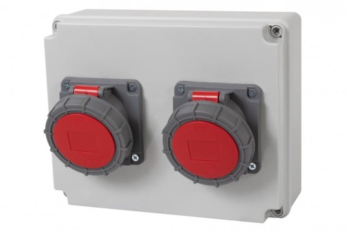 Rozdzielnica R-240 - gniazda 2x32A 5p  IP65 F3.0332 F-Elektro