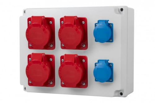 Rozdzielnica R-310 - gniazda 2x16A 5p, 2x32A 5p, 2x230V F3.0341 F-Elektro