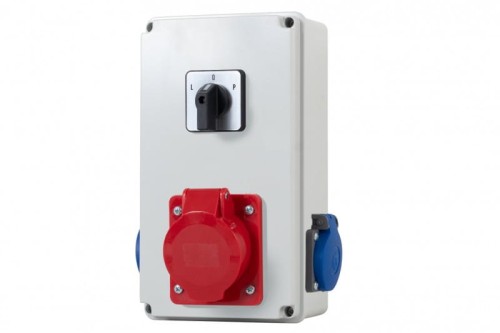 Rozdzielnica BICO - gniazda 16A 5p, 2x230V, L/P(16A) F3.0373 F-Elektro