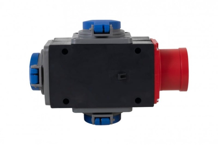 Rozdzielnica PARMA - wtyczka 32A 5p, gniazda 3x230V F3.0378 F-Elektro