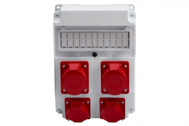 Rozdzielnica CAJA 11M - gniazda 4x16A 5p /11 modułów/ F3.0392 F-Elektro