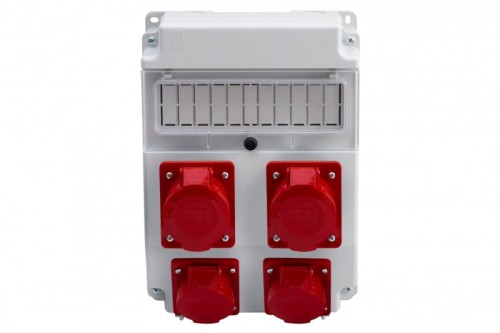 Rozdzielnica CAJA 11M - gniazda 2x16A 5p, 2x32A 5p /11 modułów/ F3.0394 F-Elektro