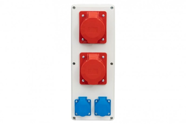 Rozdzielnia VERTICAL S - gniazda 16A 5p, 32A 5p, 2x230V F3.0414 F-Elektro