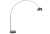 Lampa podłogowa stojąca Industrialna Loft COSMO S 3382 NOWODVORSKI Lighting E27 200cm lampka Retro Vintage stal srebrna metalowa z czarnym marmurem Inspiracje Premium