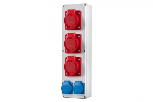 Rozdzielnia VERTICAL B - gniazda 3x32A 5p, 2x230V F3.0418 F-Elektro