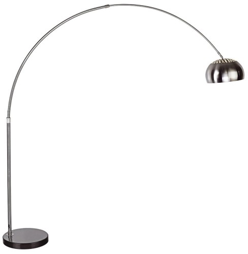 Lampa podłogowa stojąca Industrialna Loft COSMO S 3382 NOWODVORSKI Lighting E27 200cm lampka Retro Vintage stal srebrna metalowa z czarnym marmurem Inspiracje Premium