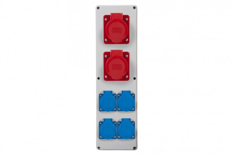 Rozdzielnia VERTICAL B - gniazda 2x32A 5p, 4x230V F3.0422 F-Elektro