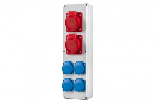 Rozdzielnia VERTICAL B - gniazda 16A 5p, 32A 5p, 4x230V F3.0423 F-Elektro