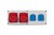 Rozdzielnia HORIZONTAL S - gniazda 16A 5p, 32A 5p, 2x230V F3.0428 F-Elektro