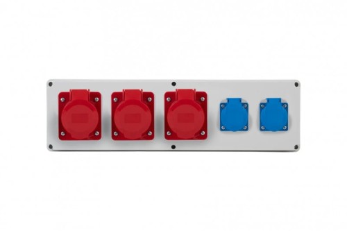 Rozdzielnia HORIZONTAL B - gniazda 3x32A 5p, 2x230V F3.0437 F-Elektro