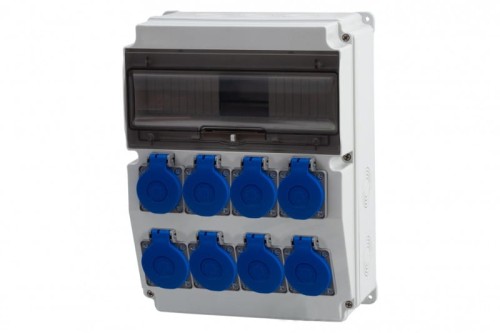 Rozdzielnica CAJA 12M - gniazda 8x230V /12 modułów/ F3.0464 F-Elektro