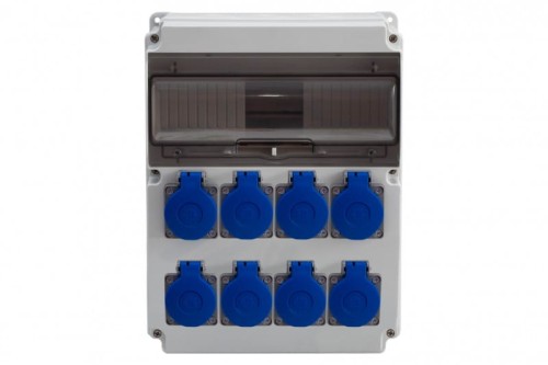 Rozdzielnica CAJA 12M - gniazda 8x230V /12 modułów/ F3.0464 F-Elektro