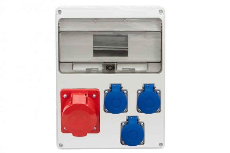 Rozdzielnica LAGO 11M - gniazda 32A 5p, 3x230V /11 modułów/ F3.0481 F-Elektro