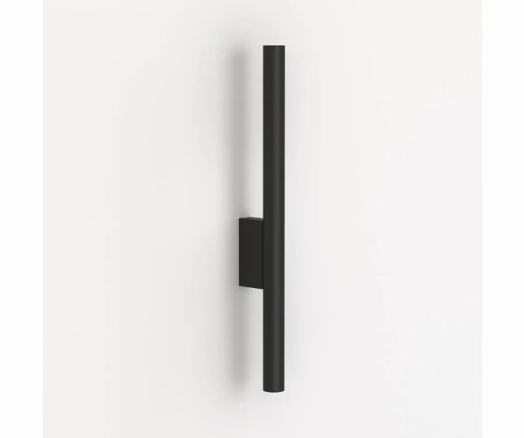 Lampa ścienna Kinkiet Industrialny Loft LASER WALL BLACK 8047 NOWODVORSKI Lighting G9 Loft nowoczesna oprawa oświetleniowa tuba podwójny dwustronny Inspiracje Premium czarny