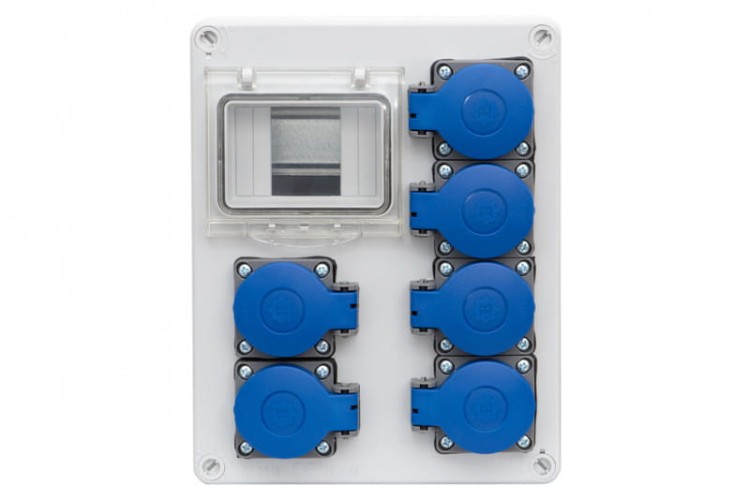 Rozdzielnica R-240 4M - gniazda 6x230V /4 moduły/ F3.0522 F-Elektro