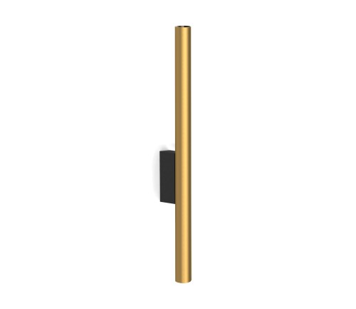 Lampa ścienna Kinkiet Industrialny Loft LASER WALL SOLID BRASS 8308 NOWODVORSKI Lighting G9 Loft nowoczesna oprawa oświetleniowa tuba podwójny dwustronny Inspiracje Premium złota mosiądz
