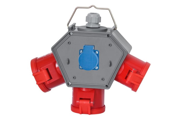 Rozdzielnica POLYBOX - gniazda 16A 5p, 2x32A 5p, 230V F3.0608 F-Elektro