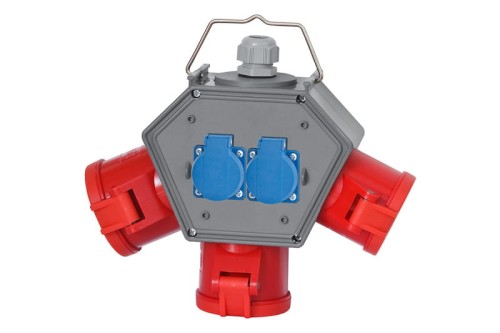 Rozdzielnica POLYBOX - gniazda 3x32A 5p, 2x230V F3.0624 F-Elektro