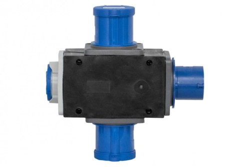 Rozdzielnica PARMA - wtyczka 32A 3p, gniazda 2x32A 3p, 230V F3.0744 F-Elektro
