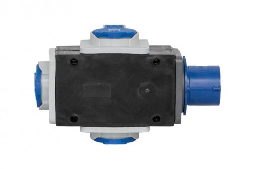 Rozdzielnica PARMA - wtyczka 32A 3p, gniazda  3x230V F3.0746 F-Elektro