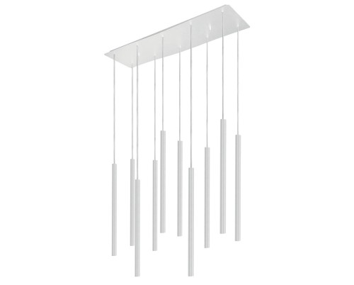 Lampa sufitowa wisząca żyrandol punktowa Industrialna LASER White X 8922 NOWODVORSKI Lighting G9 Loft nowoczesna oprawa oświetleniowa tuba zwis Inspiracje Premium biała