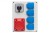 Rozdzielnica R-240 - gniazda 32A 5p, 4x230V, L/P(32A) F3.0785 F-Elektro