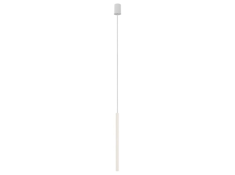 Lampa sufitowa wisząca punktowa Industrialna LASER 490 White I 8796 NOWODVORSKI Lighting G9 Loft nowoczesna oprawa oświetleniowa żyrandol tuba zwis Premium biała pojedyncza