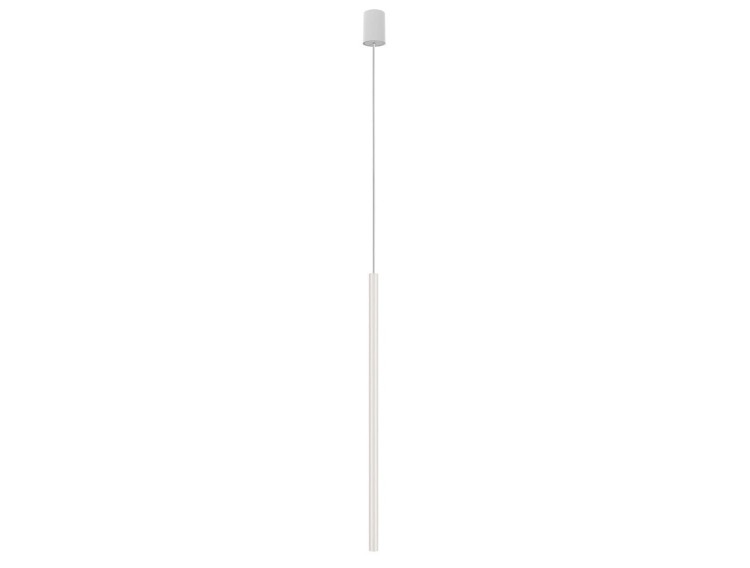 Lampa sufitowa wisząca punktowa Industrialna LASER 750 White I 8432 NOWODVORSKI Lighting G9 Loft nowoczesna oprawa oświetleniowa żyrandol tuba zwis Premium biała pojedyncza