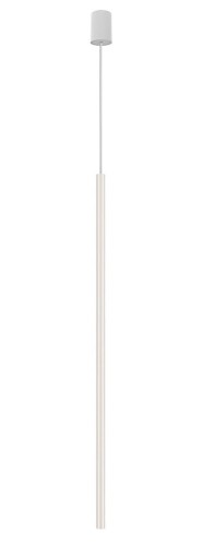 Lampa sufitowa wisząca punktowa Industrialna LASER 1000 White I 8435 NOWODVORSKI Lighting G9 Loft nowoczesna oprawa oświetleniowa żyrandol tuba zwis Premium biała pojedyncza