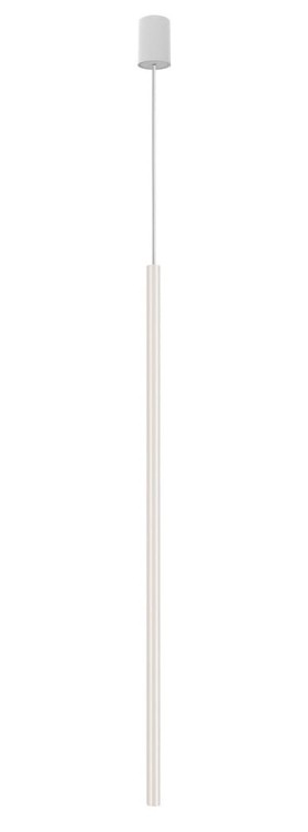 Lampa sufitowa wisząca punktowa Industrialna LASER 1000 White I 8435 NOWODVORSKI Lighting G9 Loft nowoczesna oprawa oświetleniowa żyrandol tuba zwis Premium biała pojedyncza