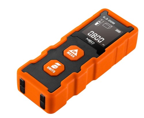 Dalmierz Laserowy miernik odległości 75-202 Neo Tools 20m dokładność 2mm