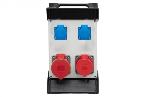 Rozdzielnica R-240 - gniazda 2x16A 5p, 2x230V na stelażu  plastikowym F3.0867 F-Elektro