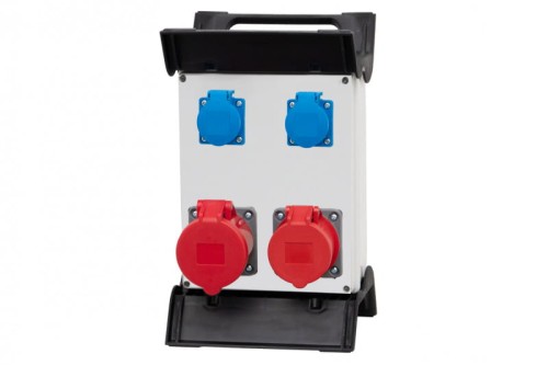 Rozdzielnica R-240 - gniazda 2x32A 5p, 2x230V na stelażu  plastikowym F3.0868 F-Elektro
