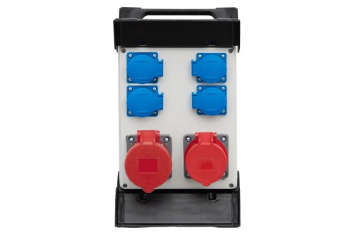 Rozdzielnica R-240 - gniazda 2x32A 5p, 4x230V na stelażu plastikowym F3.0874 F-Elektro