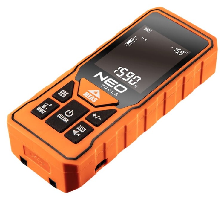 Dalmierz Laserowy miernik odległości 75-201 Neo Tools 60m dokładność 2mm