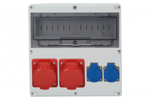 Rozdzielnica LAGO 14M - gniazda 16A 5p, 32A 5p, 2x230V  /14 modułów/ F3.1020 F-Elektro