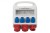 Rozdzielnica FORTE 11M - gniazda 2x16A 5p, 4x230V, wtyk odbiornikowy 16A 5p  /11modułów/ F3.1062 F-Elektro