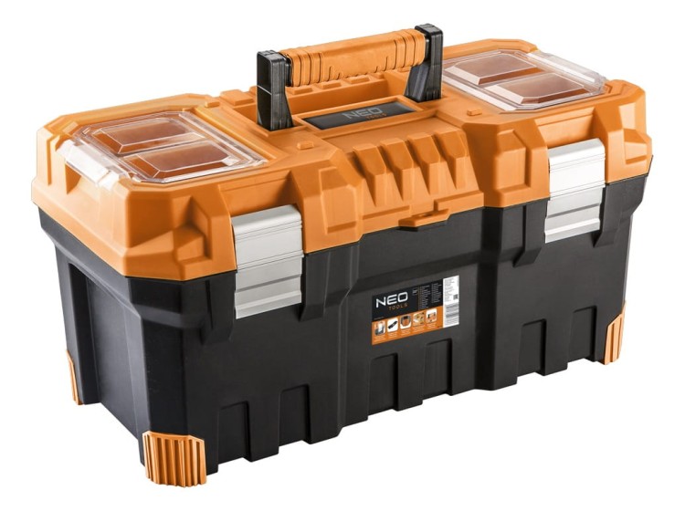 Skrzynka narzędziowa 22" 554x286x276 mm 84-113 NEO TOOLS z organizerami