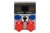 Rozdzielnica LAGO 11M - gniazda proste 2x32/5, 2x230V, L/P(32A)   F3.2604 F-Elektro