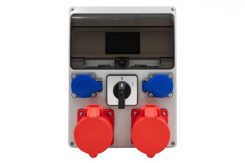 Rozdzielnica LAGO 11M - gniazda proste 16/5, 32/5, 2x230V, 0/1(32A)   F3.2605 F-Elektro