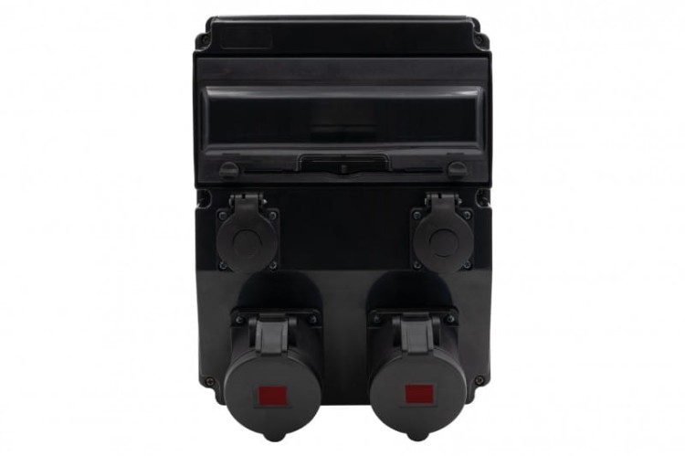 Rozdzielnica CAJA 12M SCENIC - gniazda proste 16A 5p, 32A 5p, 2x230V /12 modułów/ F3.2680 F-Elektro