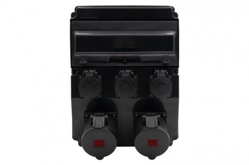 Rozdzielnica CAJA 12M SCENIC - gniazda proste 16A 5p, 32A 5p, 3x230V /12 modułów/ F3.2683 F-Elektro