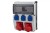 Rozdzielnica CAJA 12M BICOLOR - gniazda 16A 5p, 32A 5p, 3x230V /12 modułów/ F3.2696 F-Elektro