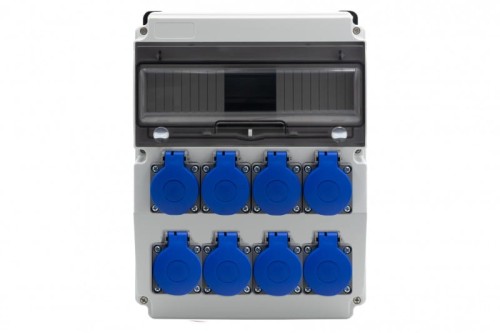 Rozdzielnica CAJA 12M BICOLOR - gniazda 8x230V /12 modułów/ F3.2705 F-Elektro