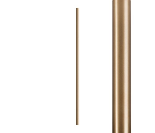 Klosz do Lampy sufitowej wiszącej żyrandola punktowego Industrialny CAMELEON LASER 1000 BRASS 8486 NOWODVORSKI Lighting G9 100cm Loft nowoczesny oprawa oświetleniowa tuba zwis kameleon Inspiracje Premium złoty mosiądz