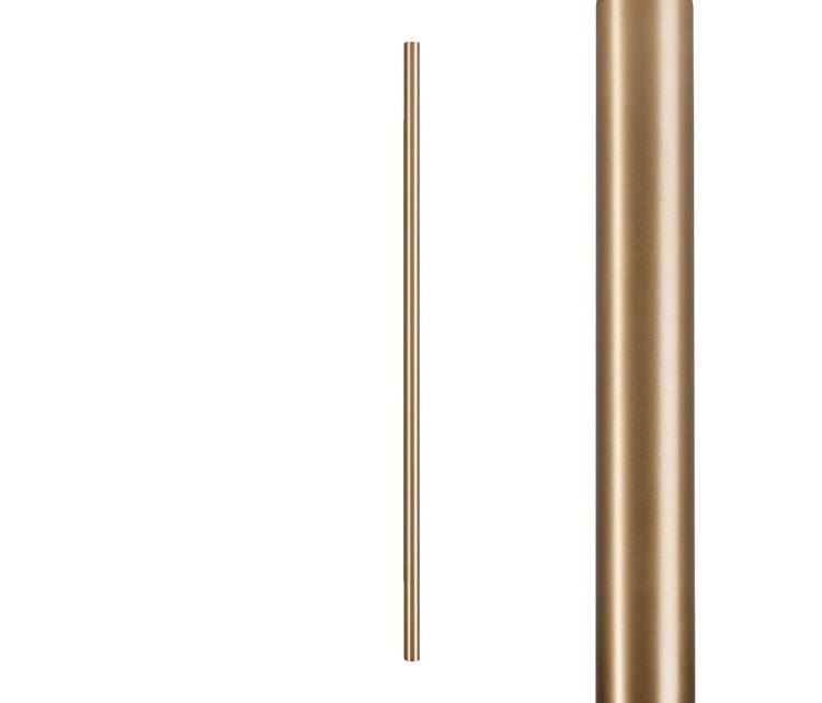 Klosz do Lampy sufitowej wiszącej żyrandola punktowego Industrialny CAMELEON LASER 1000 BRASS 8486 NOWODVORSKI Lighting G9 100cm Loft nowoczesny oprawa oświetleniowa tuba zwis kameleon Inspiracje Premium złoty mosiądz