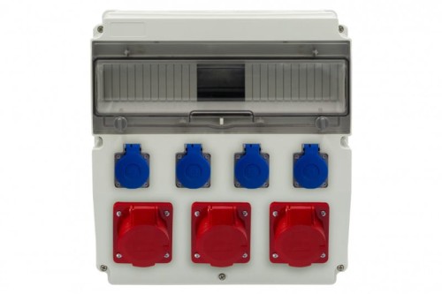Rozdzielnica CAJA 15M - gniazda 3x16A 5p, 4x230V /15 modułów/ F3.2869 F-Elektro
